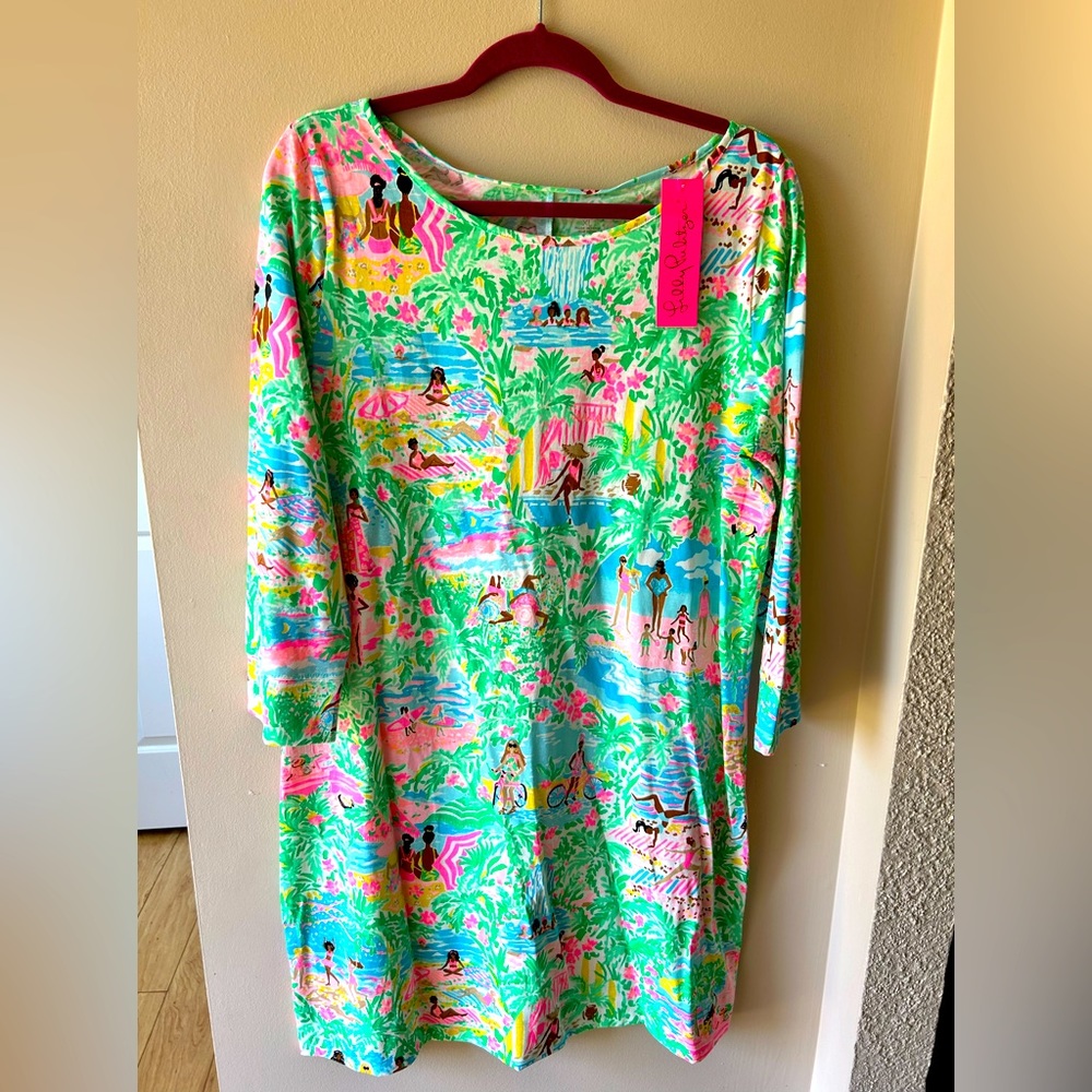 Lilly Pulitzer Marlowe Dress,XL,”Let’s Get Together”,preferred by women of color